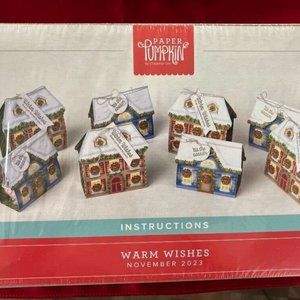 Stampin' Up! WARM WISHES Christmas Village Paper Pumpkin - Lot of 3 New